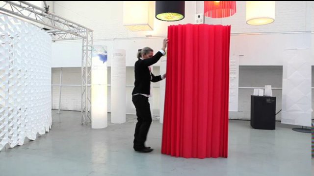 Screen walls made of non-flammable paper - Pipe&Drop 
