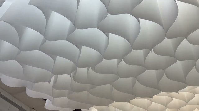 Kinetic Honeycomb Ceiling 