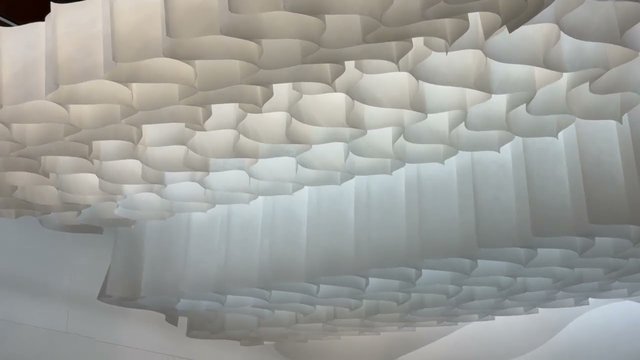 Living kinetic ceiling — installation process video 