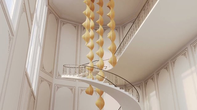 Plisse Kinetic ideal for spaces with high ceilings 