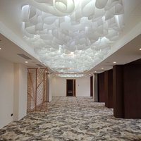 Non-flammable ceiling in the lobby of the Mayrveda Health Resort, Kislovodsk 