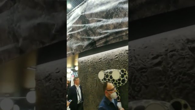 Stone design ceiling decor 