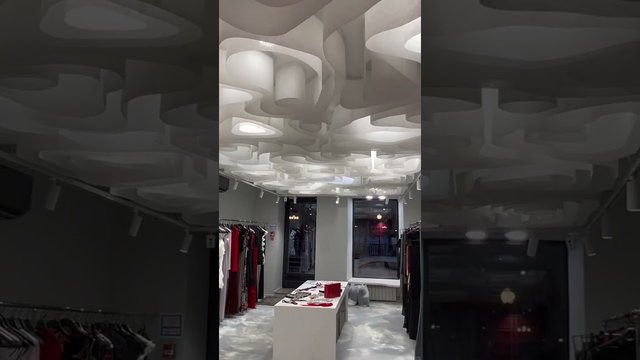 Retail ceiling detail by Fruit Design Studio 