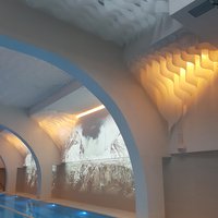 Laminated Pool Ceiling 