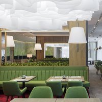 Paper ceiling for Hilton Hotel in Novorossiysk 