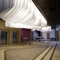 Paper Drop Stripe Ceiling 