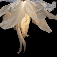 Paper luminaire – Kinetic Form fantasy flower 