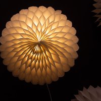 Dahlia-shaped Paper lamp 