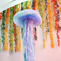 Jellyfish art object, handmade 