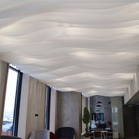 Decorative office ceilings in ZIL-Yug Residential Complex, Moscow 
