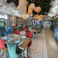 Decorative ceiling for cafes - handmade Wave® ceiling 
