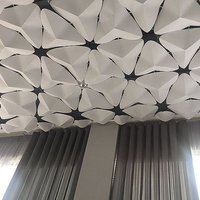 Architectural paper ceiling decor 