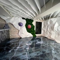 Designer ceiling by Paper Design® in Mutabor Club 