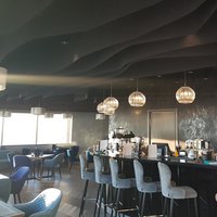 The interior design of Panorama 360 bar, project designer Alyona Skovorodnikova 