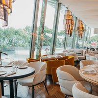 Restaurant interior design by S+S Studio (Sundukovy Sisters) 