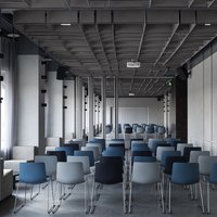 Design of a conference hall in the hotel 