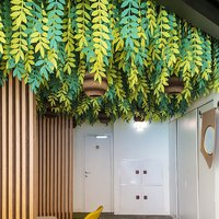 Paper Design ceiling in Avito office, Green Line collection 
