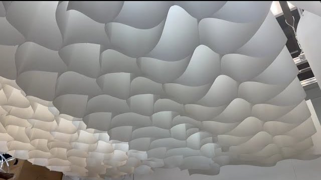 Kinetic Honeycomb Ceiling 