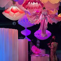 Kinetic Form—opening flowers at the Paper Design® stand 