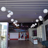 Decorating high ceilings is our job! 