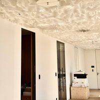 Elegant office ceiling design. Ekaterina Fadeeva Studio, HeadHunter office 