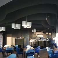 Drop Stripe non-flammable ceiling for bars and restaurants 