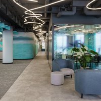 New Sber’s office in Arkhangelsk, author of design project—Maria Khramova 