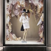 Storefront decoration of a clothing store 