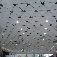 Fire-resistant ceiling design for restaurants 