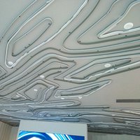 Preparing for Drop Stripe ceiling installation 