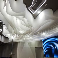 Ceiling illumination with LED tape 