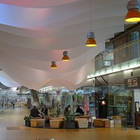 Non-flammable paper Drop Stripe ceilings 