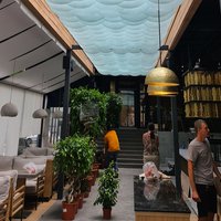 Flake ceiling for the “Море-Море” (“Sea-Sea”) restaurant 