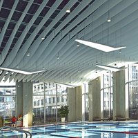 Paper ceiling for swimming pool 
