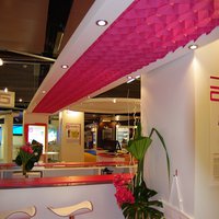 Honeycomb ceiling® in pink 