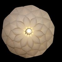 Honeycomb flower luminaire – Kinetic Form 