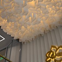 Custom ceiling installation 