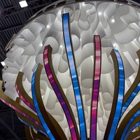 Illuminated architectural installation 