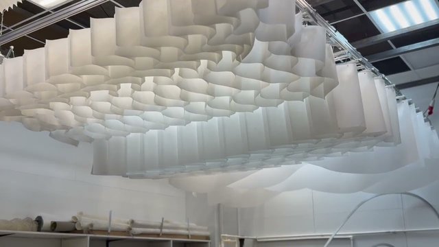 Honeycomb Kinetic Ceiling — Next-generation living architectural system 