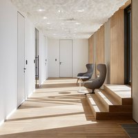 Ceiling decoration in the HeadHunter office. Ekaterina Fadeeva Studio 