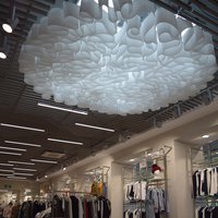 Ceiling design option for a clothing store 