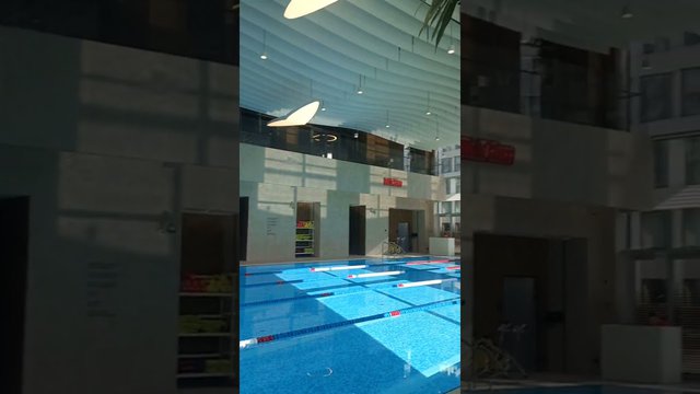 Pool ceiling in Radisson Blu Hotel 