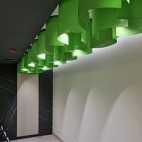 Green paper ceiling from Paper Design® 